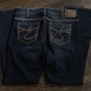 Silver Aiko bootcut jeans size 12